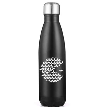 Fishing Pacman Style' Stainless Steel Water Bottle
